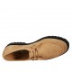Zapato derby para mujer con cordones en gamuza brun claro tacon 3 - Tallas disponibles:  32, 33, 34, 42, 43, 44, 45