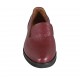 Mocassin pour femmes en cuir bordeaux talon 2 - Pointures disponibles:  32, 33, 34, 42, 43