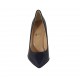 Decolté a punta da donna in vernice blu scuro tacco 9 - Misure disponibili: 31, 32, 33, 34, 42, 43, 44, 45, 46