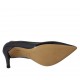?Zapato de salón puntiagudo para mujer en charol azul oscuro tacon 9 - Tallas disponibles:  31, 32, 33, 34, 42, 43, 44, 45, 46