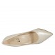 ?Woman's pointy pump in pearled ivory leather heel 9 - Available sizes:  31, 32, 33, 34, 42, 43, 44, 45, 46, 47