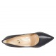 ?Escarpin à bout pointu pour femmes en cuir bleu foncé talon 9 - Pointures disponibles:  31, 33, 34, 42, 43, 44, 46