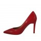 ?Spitzer Damenpumpschuh aus rotem Leder Absatz 9 - Verfügbare Größen:  31, 32, 34, 42, 43, 44, 47