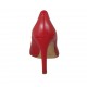 ?Escarpin à bout pointu pour femmes en cuir rouge talon 9 - Pointures disponibles:  31, 32, 34, 42, 43, 44, 47
