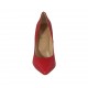 ?Spitzer Damenpumpschuh aus rotem Leder Absatz 9 - Verfügbare Größen:  31, 32, 34, 42, 43, 44, 47