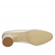 Decolté da donna in pelle avorio perlato tacco 5 - Misure disponibili: 34, 42, 43, 45, 46