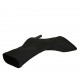 Woman's pointy ankle boot in black elastic suede heel 7 - Available sizes:  31, 32, 33, 34, 42, 45, 46, 47