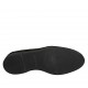 Woman's mocassin in black suede heel 2 - Available sizes:  32, 33, 34, 42, 43, 44, 45