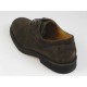 Men's laced shoe in dark brown suede - Available sizes:  40