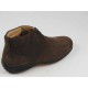 Chaussure haute avec lacets pour hommes en cuir nubuck marron - Pointures disponibles:  45