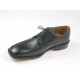 Zapato derby con cordones para hombres en piel negra - Tallas disponibles:  52