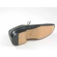 Zapato derby con cordones para hombres en piel negra - Tallas disponibles:  52