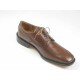 Scarpa derby stringata da uomo in pelle colore marrone - Misure disponibili: 46, 52