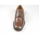 Scarpa derby stringata da uomo in pelle colore marrone - Misure disponibili: 46, 52